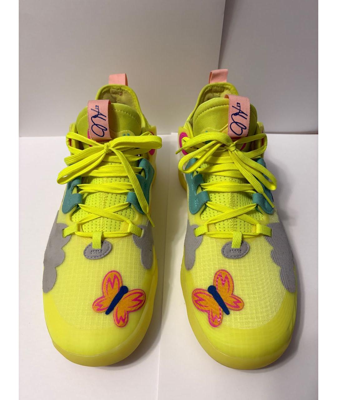 ADIDAS Желтые синтетические низкие кроссовки / кеды, фото 2