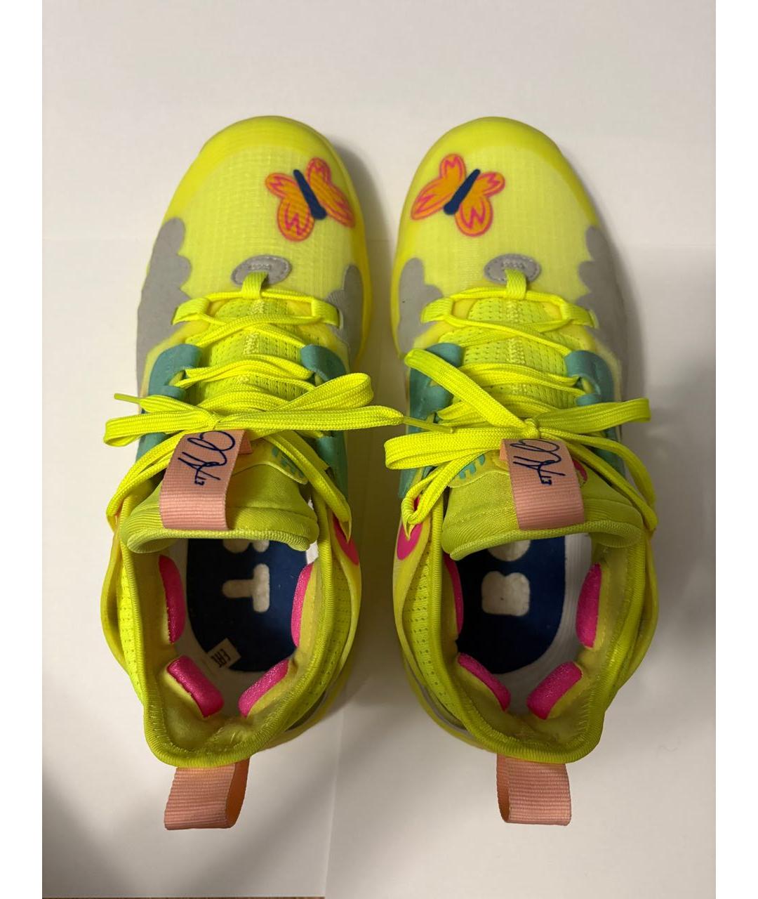 ADIDAS Желтые синтетические низкие кроссовки / кеды, фото 3