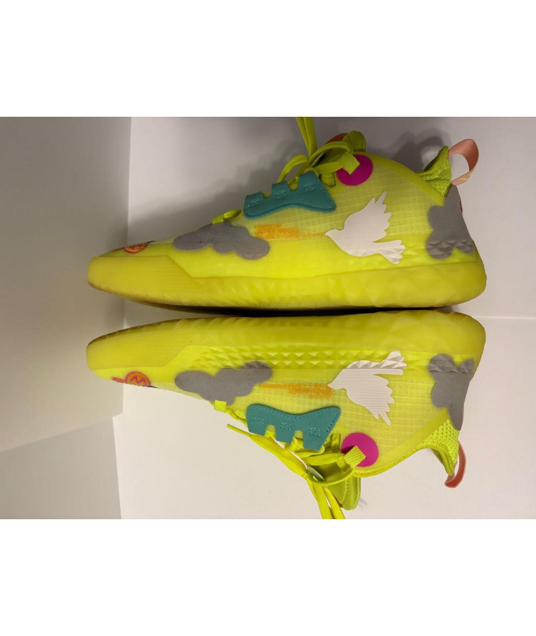 ADIDAS Желтые синтетические низкие кроссовки / кеды, фото 7