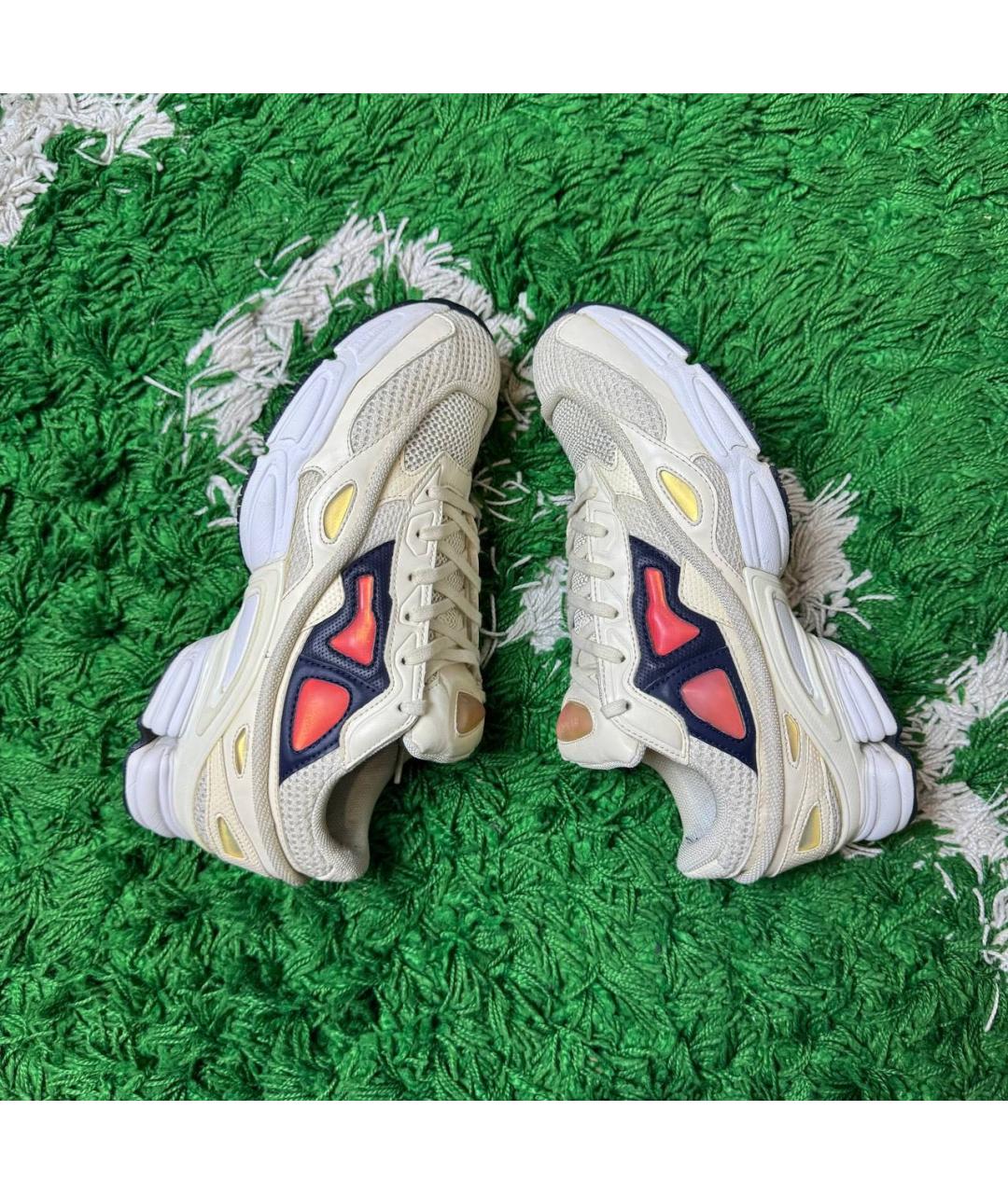 ADIDAS X RAF SIMONS Белые низкие кроссовки / кеды, фото 2