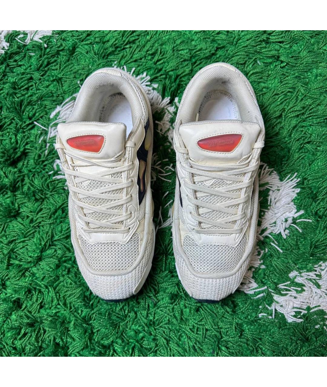 ADIDAS X RAF SIMONS Белые низкие кроссовки / кеды, фото 4