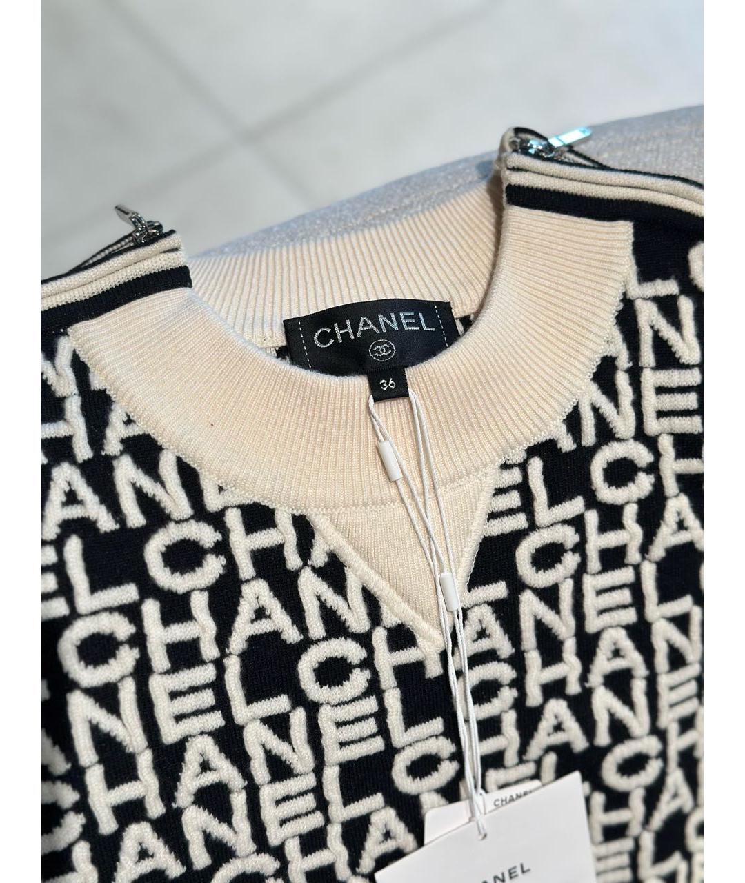 CHANEL Хлопковый джемпер / свитер, фото 4