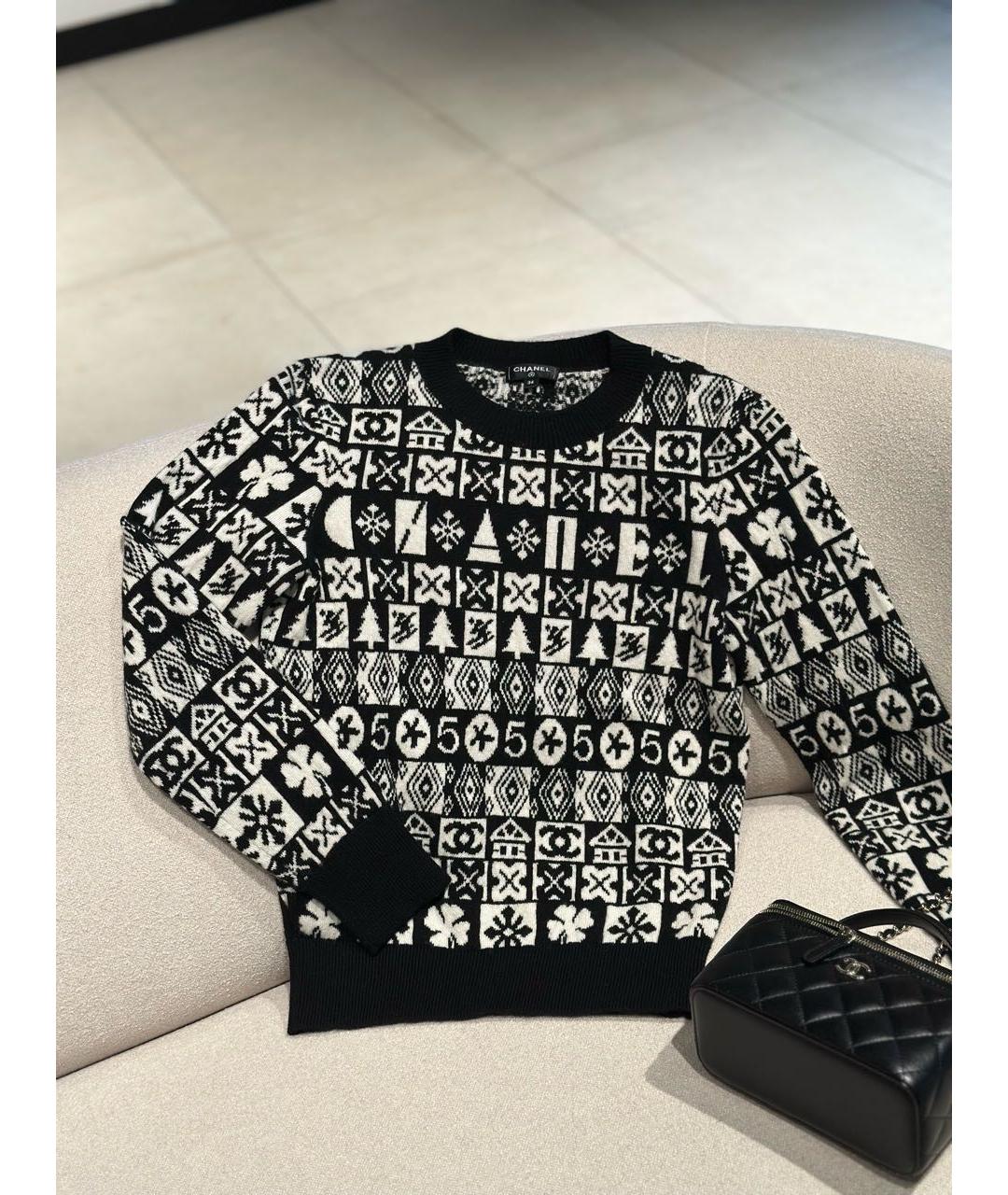 CHANEL Мульти кашемировый джемпер / свитер, фото 2
