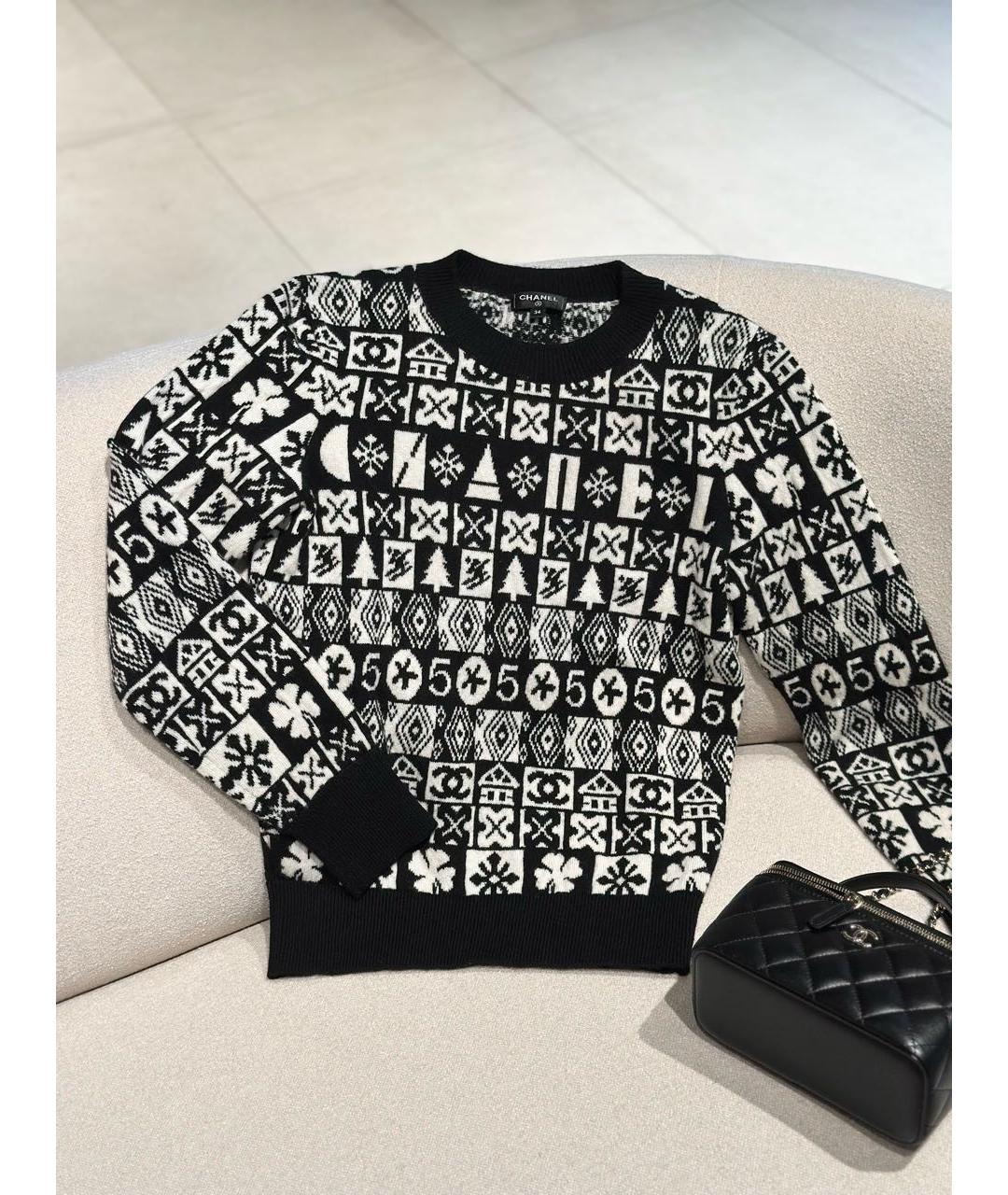 CHANEL Мульти кашемировый джемпер / свитер, фото 3