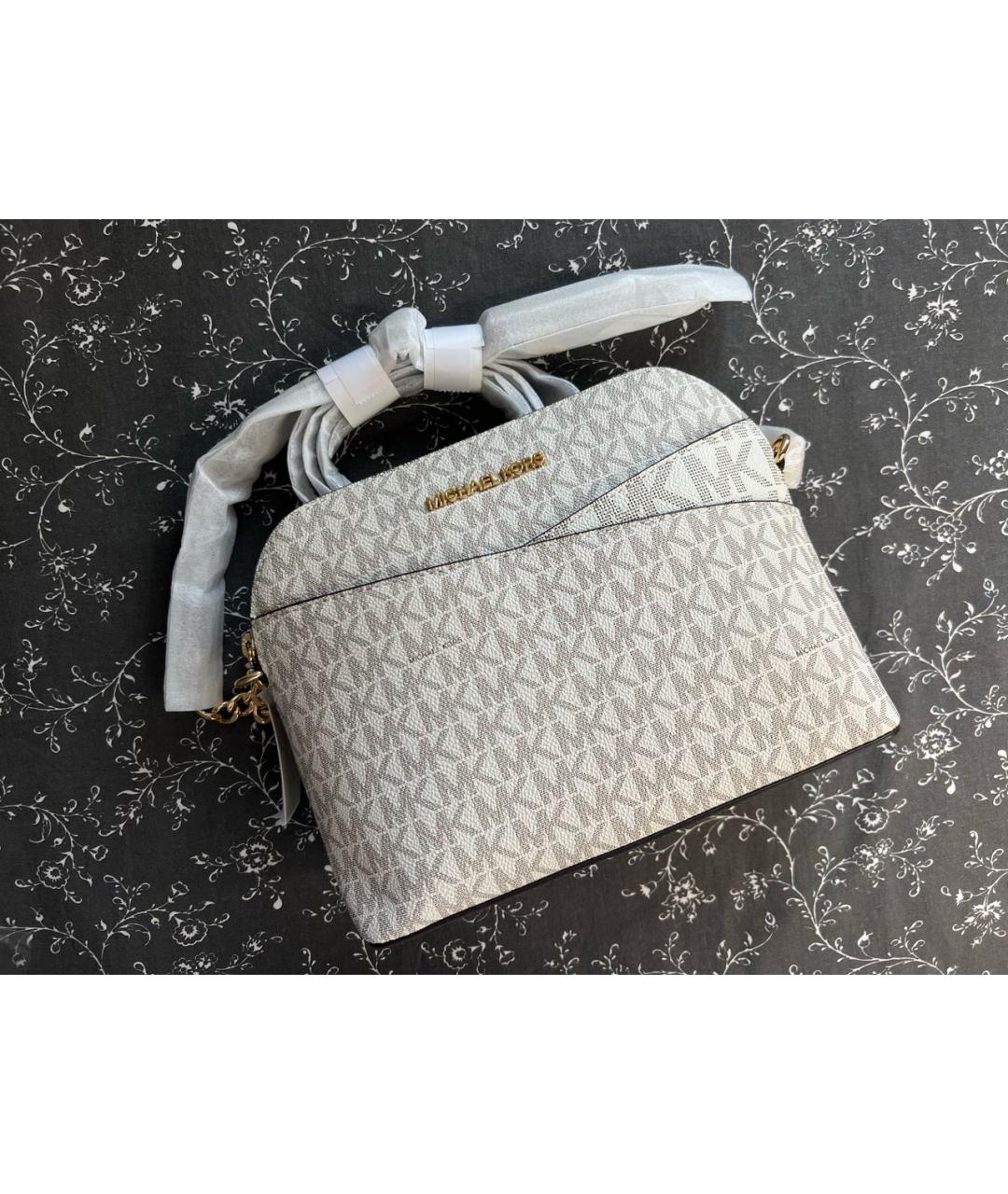 MICHAEL KORS Белая сумка через плечо, фото 3