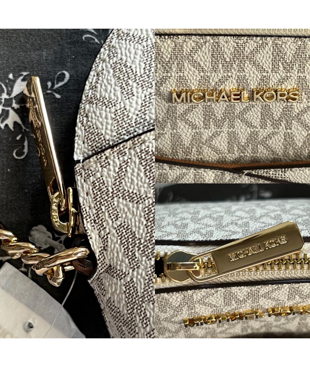 MICHAEL KORS Белая сумка через плечо, фото 6