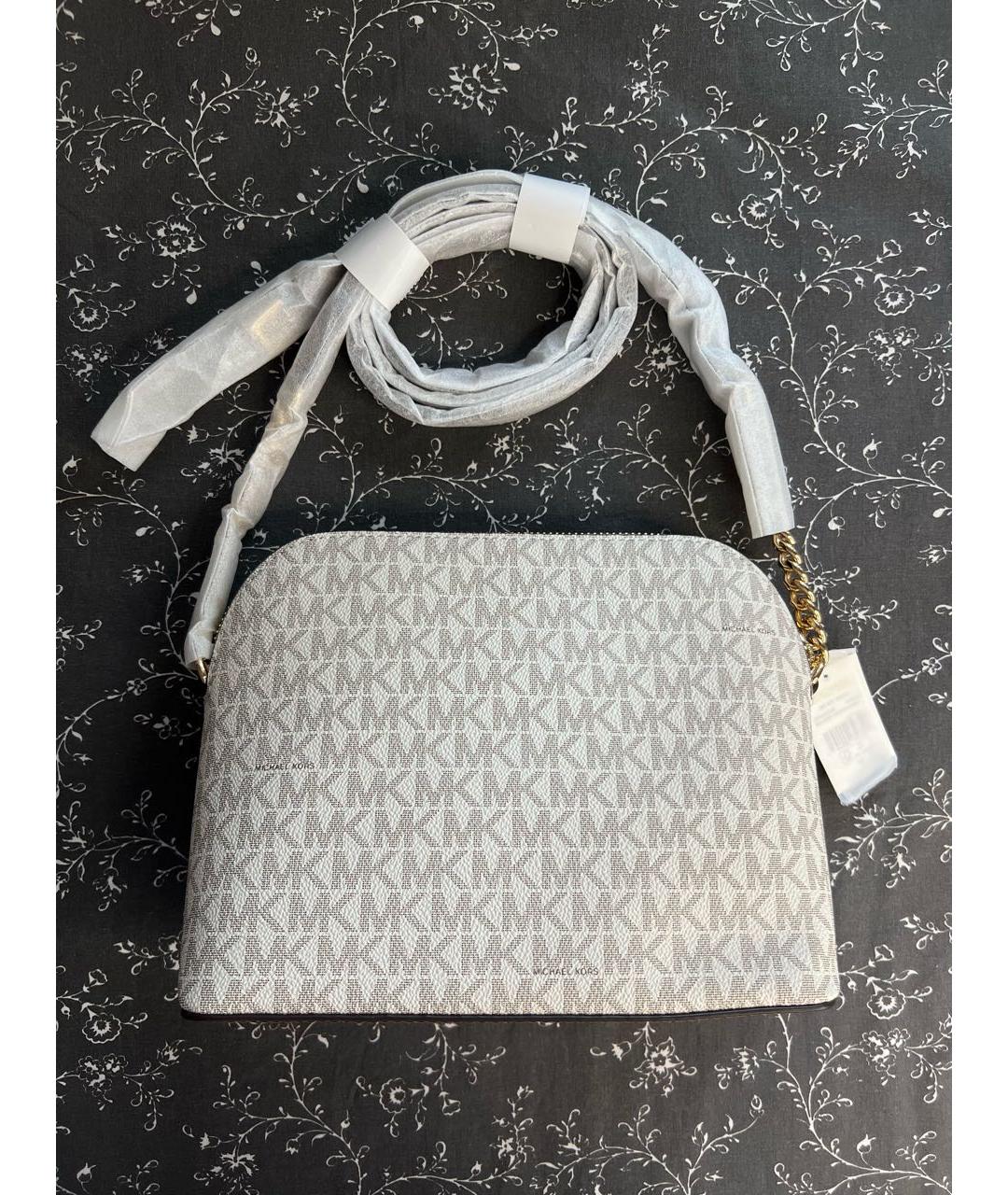 MICHAEL KORS Белая сумка через плечо, фото 4