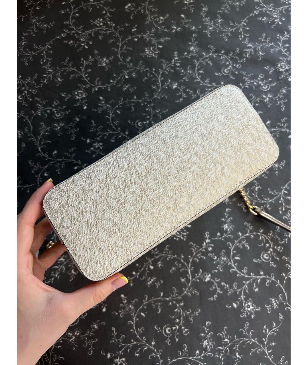 MICHAEL KORS Белая сумка через плечо, фото 7