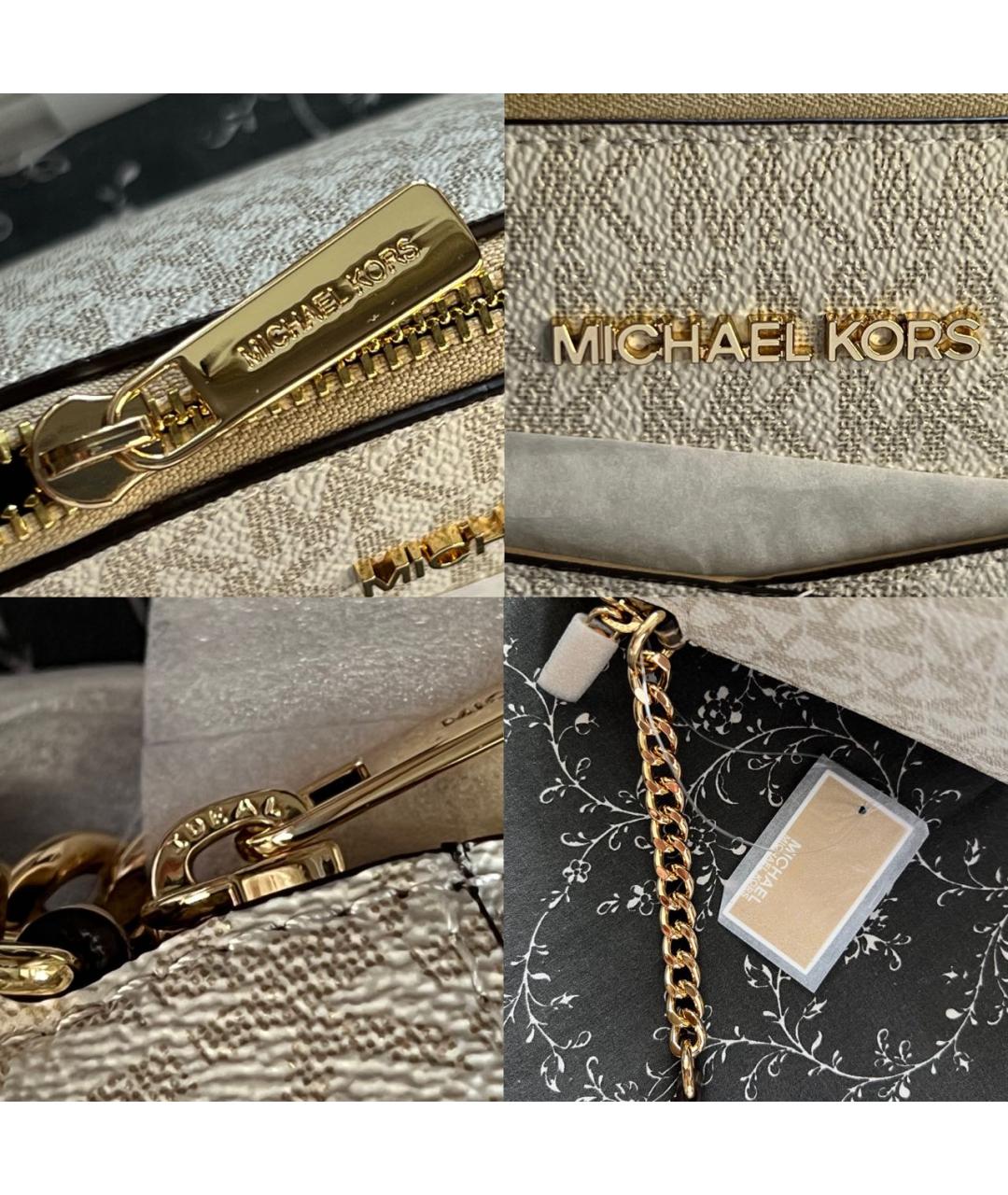 MICHAEL KORS Белая сумка через плечо, фото 5