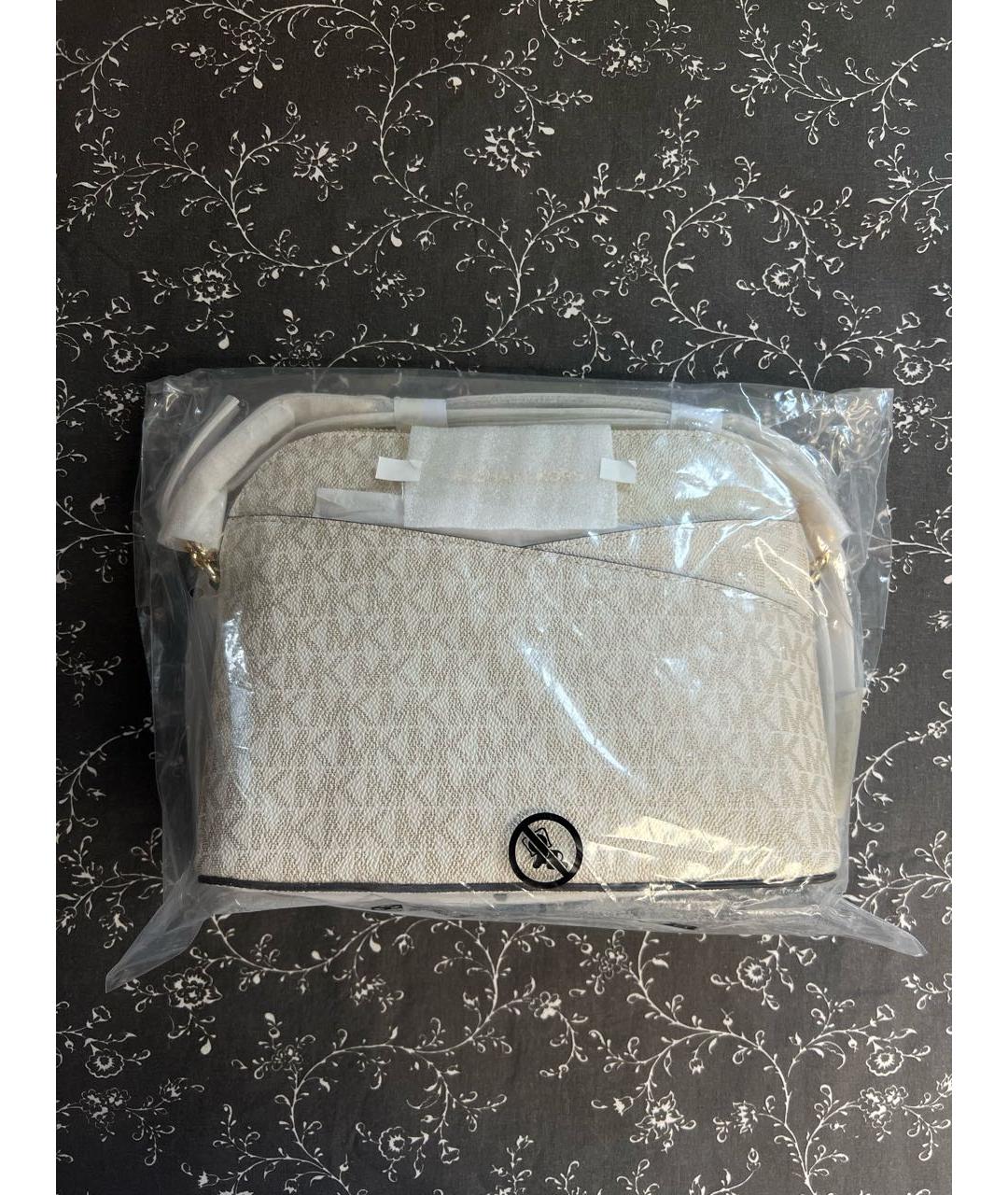 MICHAEL KORS Белая сумка через плечо, фото 9
