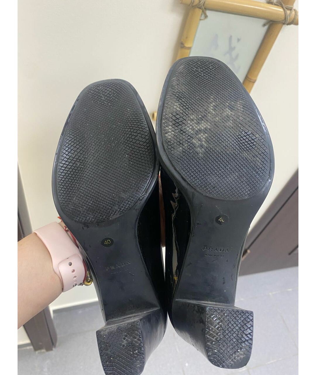 PRADA Черные туфли из лакированной кожи, фото 6