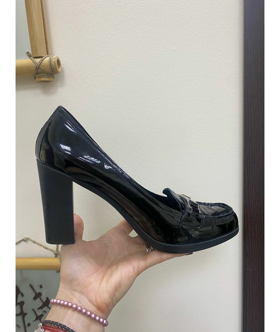 PRADA Черные туфли из лакированной кожи, фото 7