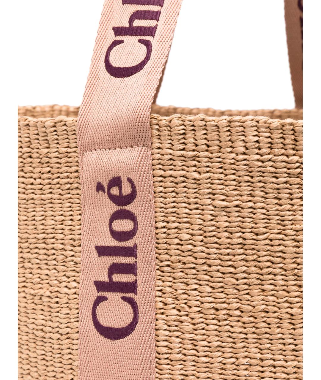 CHLOE Бежевая сумка тоут, фото 4