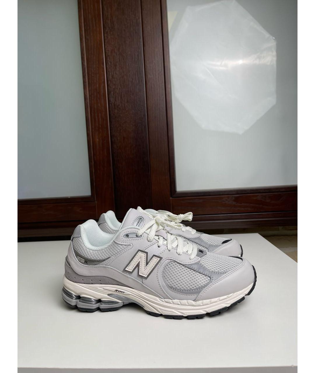 NEW BALANCE Серые текстильные низкие кроссовки / кеды, фото 5