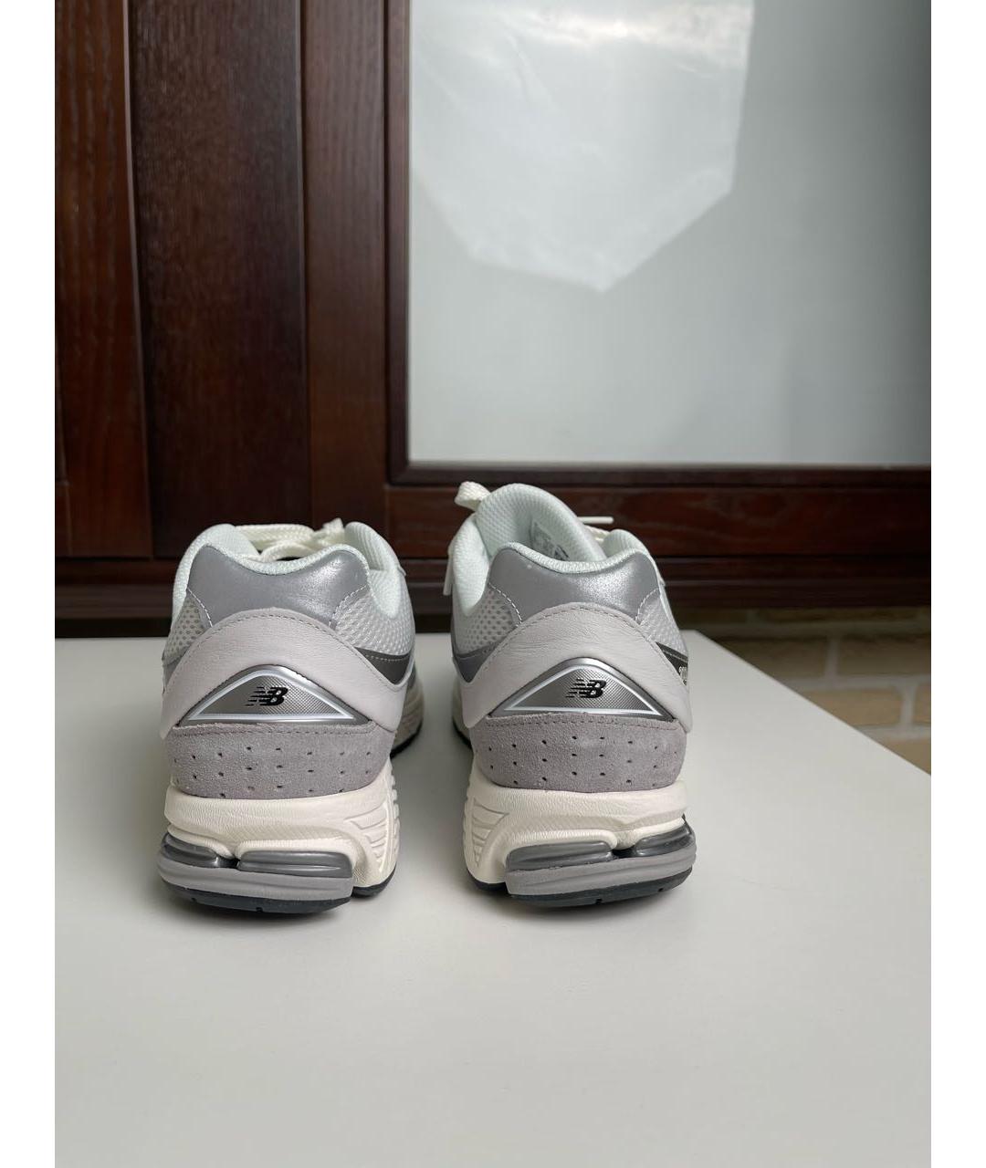 NEW BALANCE Серые текстильные низкие кроссовки / кеды, фото 4