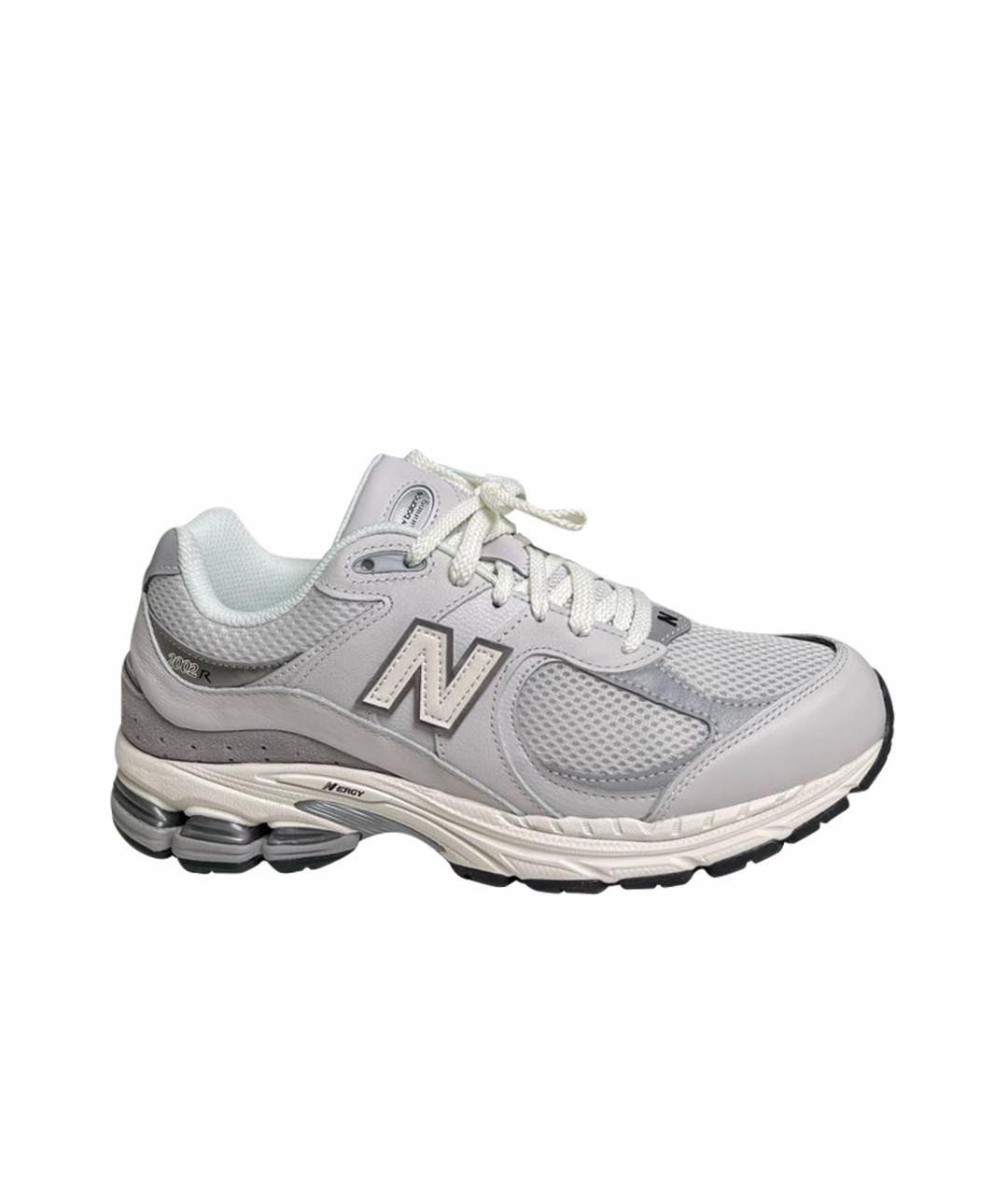 NEW BALANCE Серые текстильные низкие кроссовки / кеды, фото 1