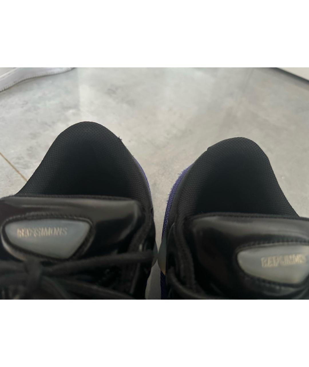 ADIDAS X RAF SIMONS Фиолетовые текстильные низкие кроссовки / кеды, фото 4