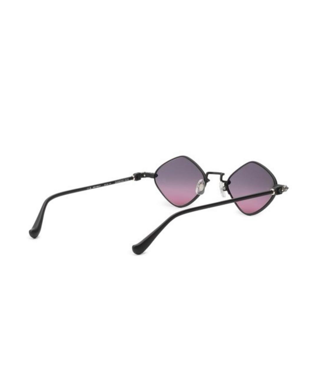 CHROME HEARTS Черные металлические солнцезащитные очки, фото 3