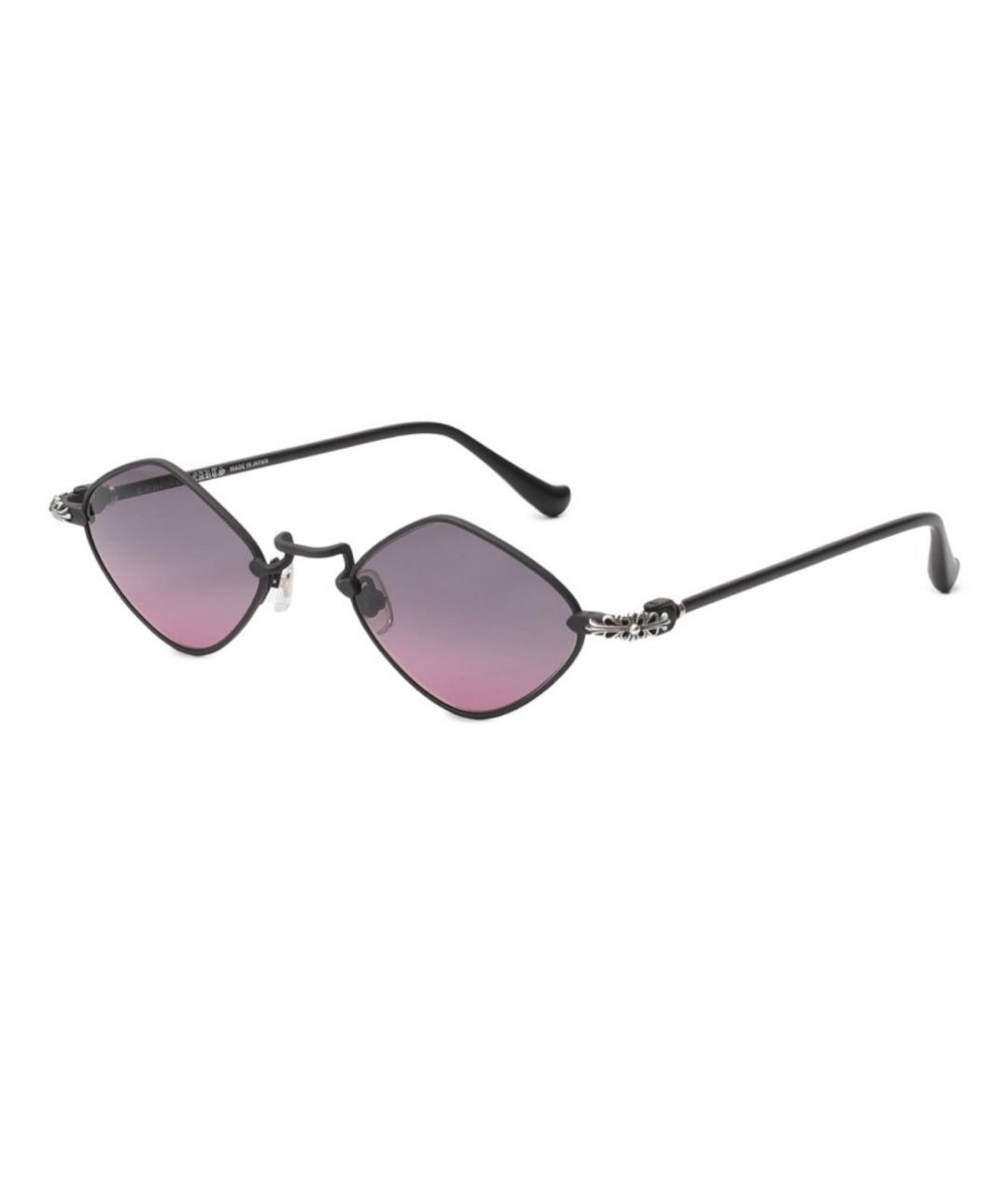 CHROME HEARTS Черные металлические солнцезащитные очки, фото 2