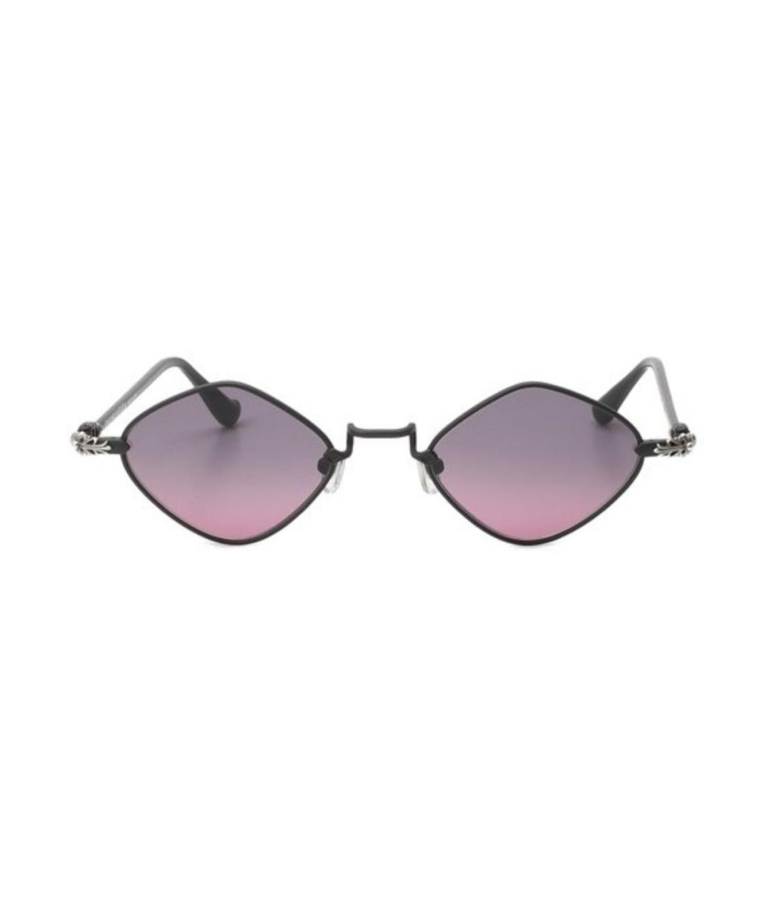 CHROME HEARTS Черные металлические солнцезащитные очки, фото 5