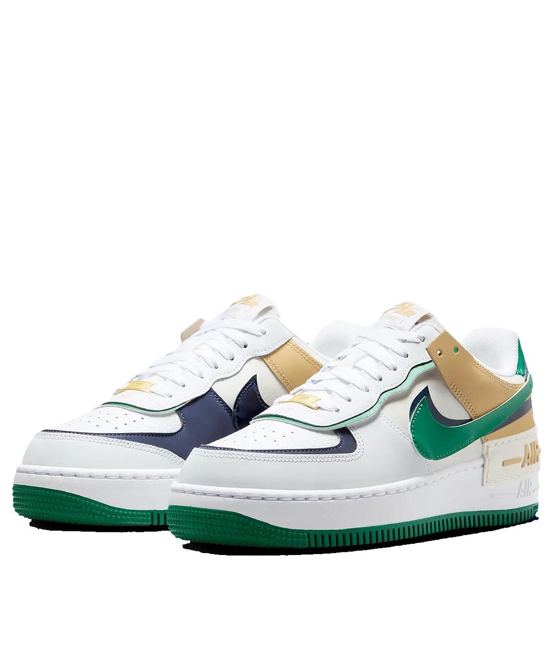 NIKE Белые кожаные кроссовки, фото 2