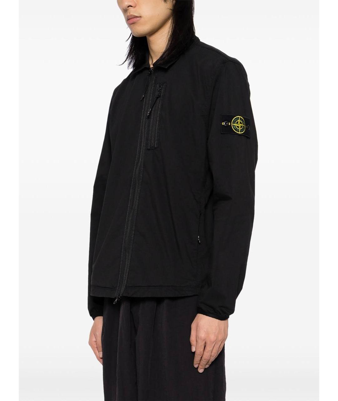 STONE ISLAND Черная куртка, фото 8