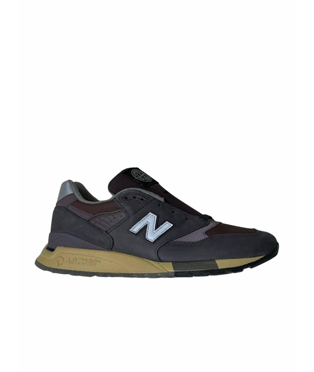 NEW BALANCE Бордовые низкие кроссовки / кеды, фото 1