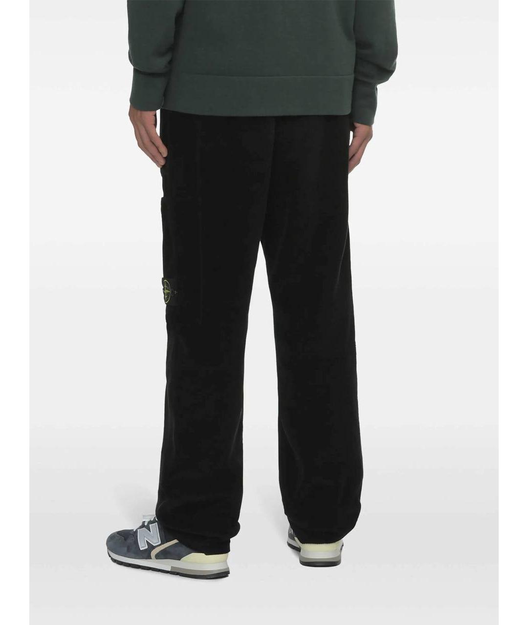 STONE ISLAND Темно-синие повседневные брюки, фото 9