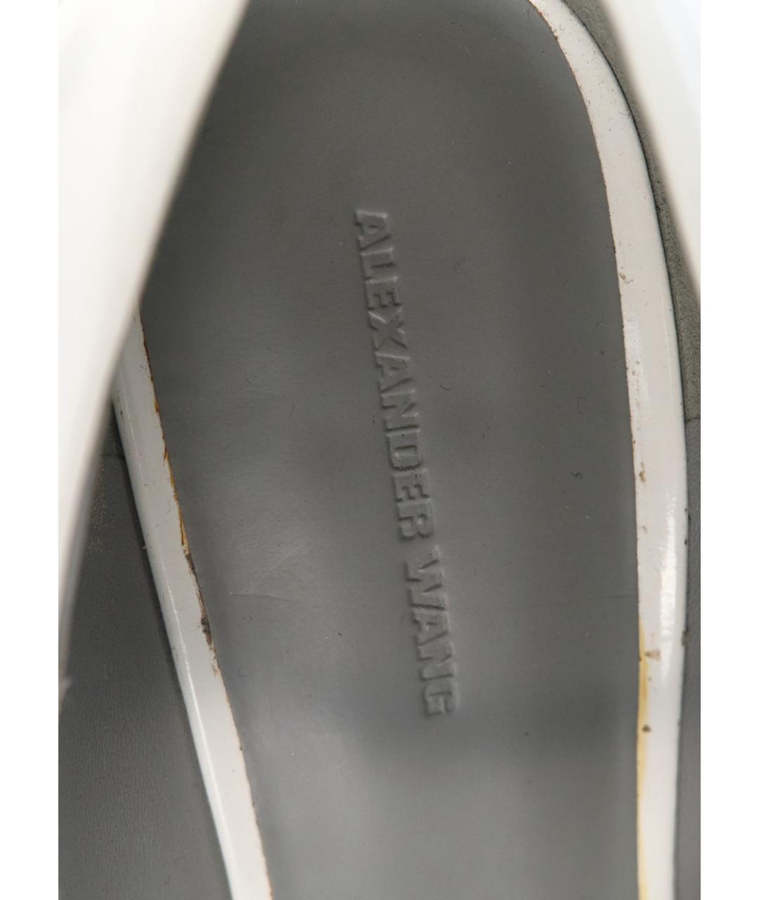 ALEXANDER WANG Белые кожаные туфли, фото 5