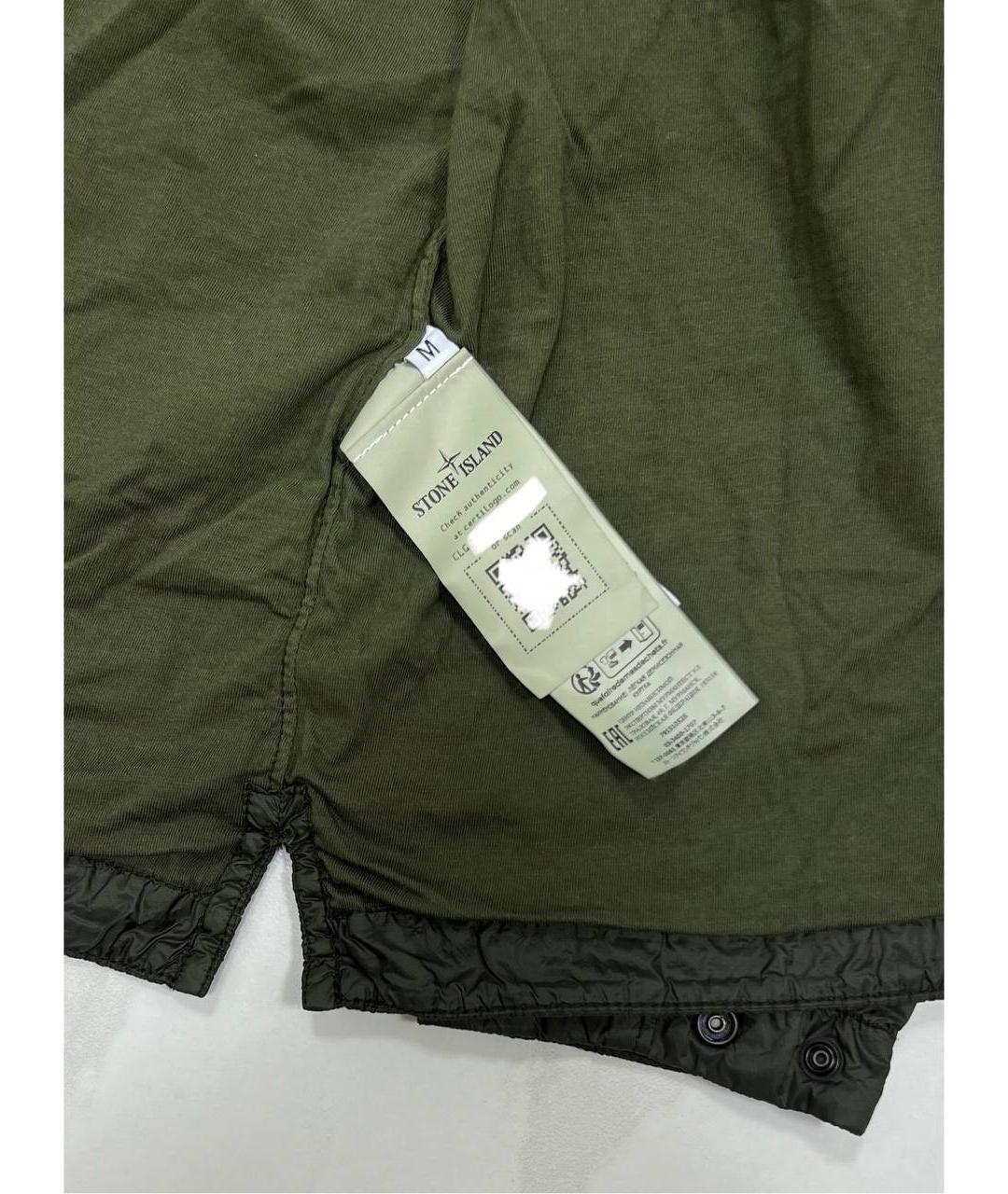 STONE ISLAND Зеленая куртка, фото 5