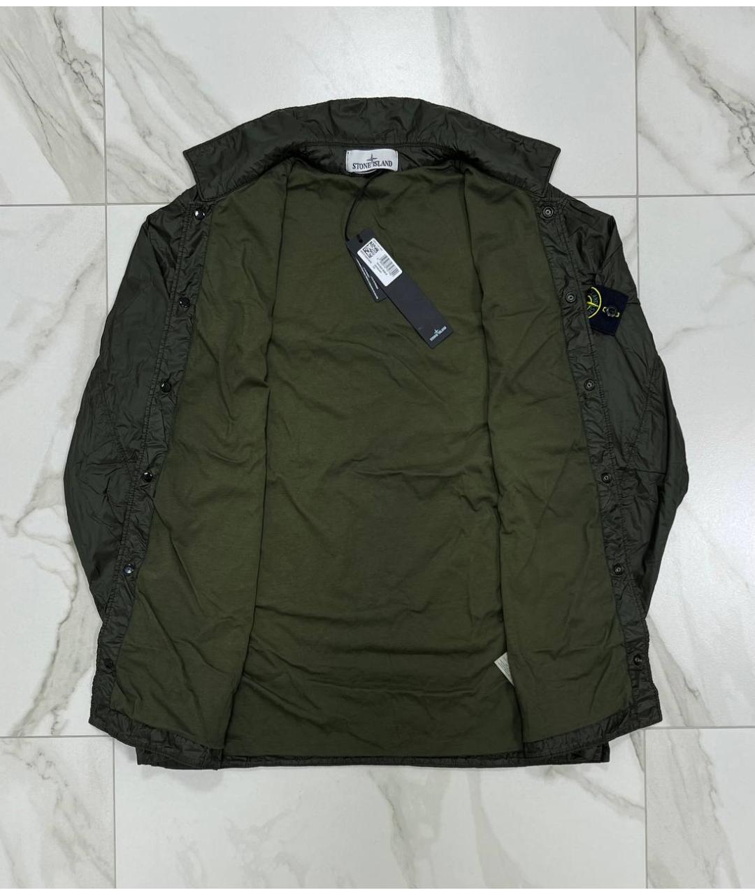 STONE ISLAND Зеленая куртка, фото 4