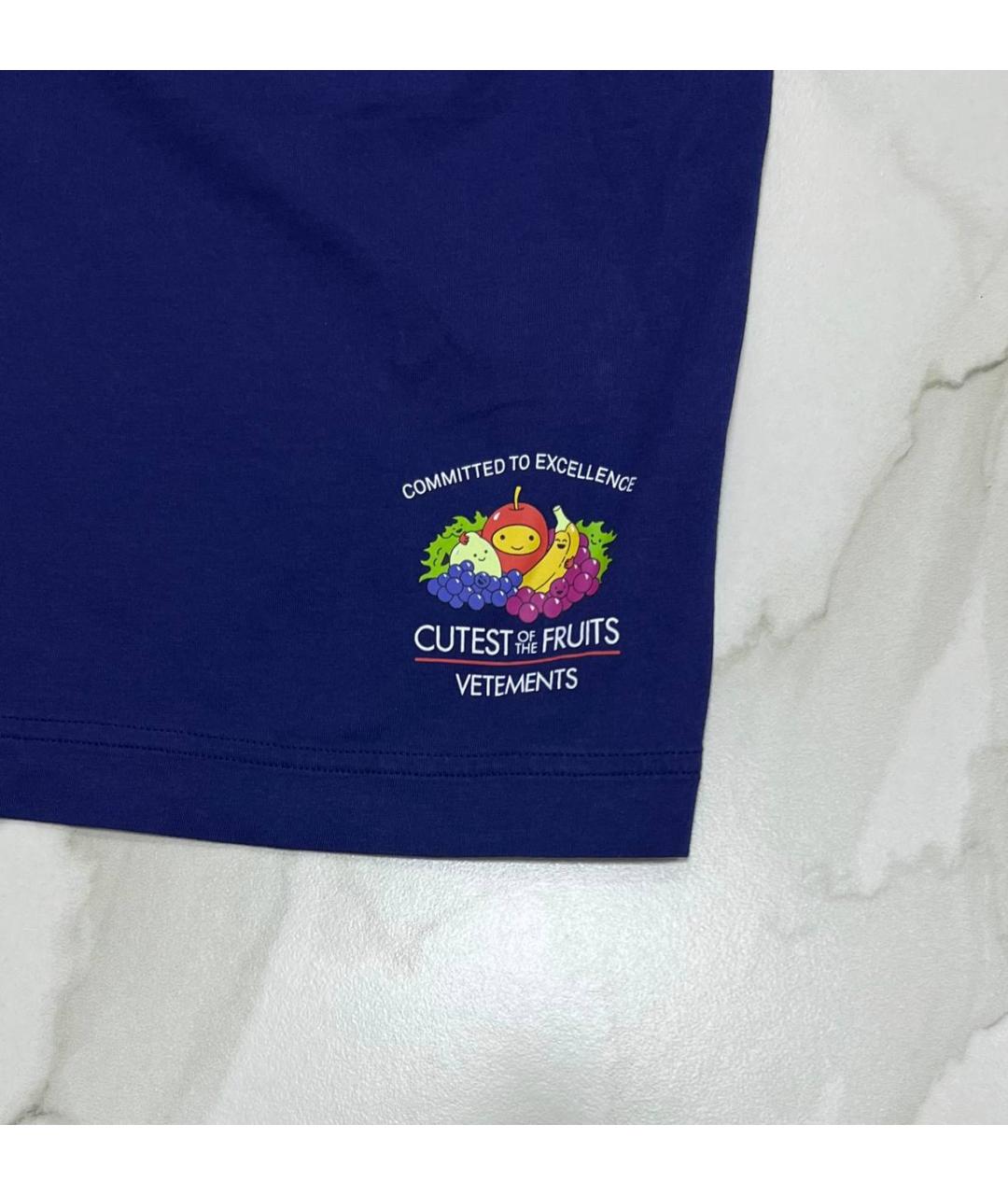 VETEMENTS Темно-синие шорты, фото 2