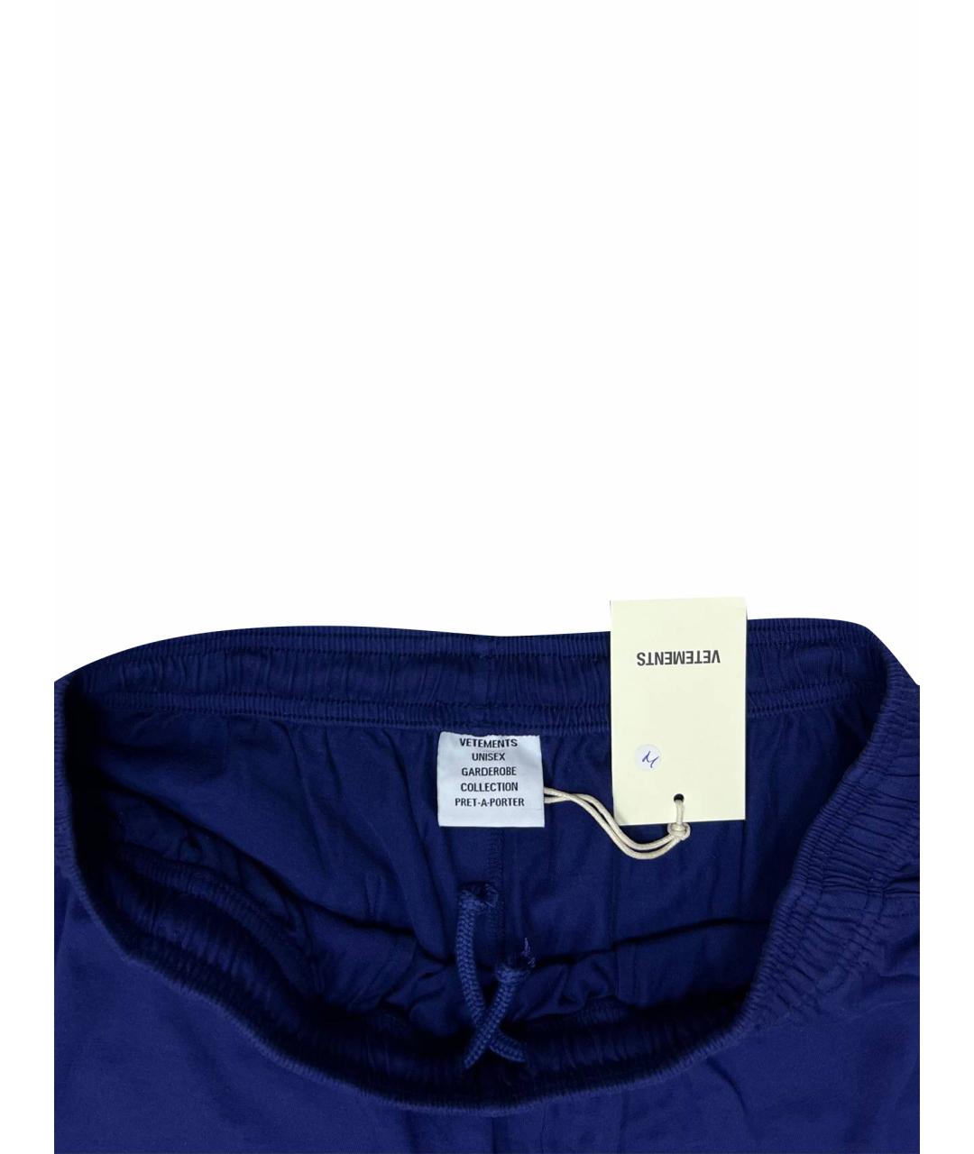 VETEMENTS Темно-синие шорты, фото 17