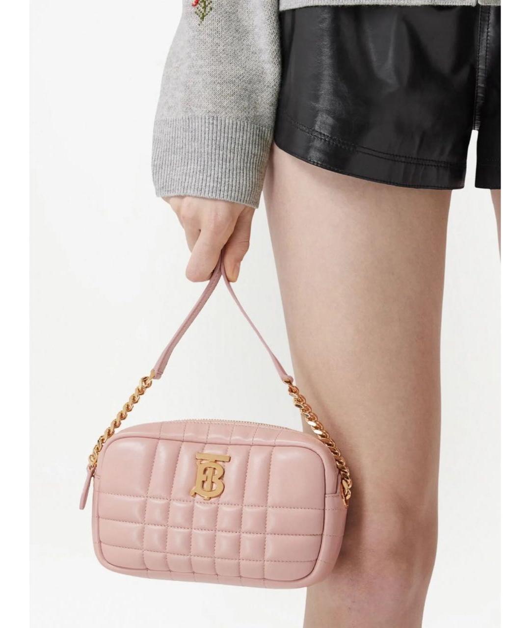 BURBERRY Кожаная сумка через плечо, фото 4