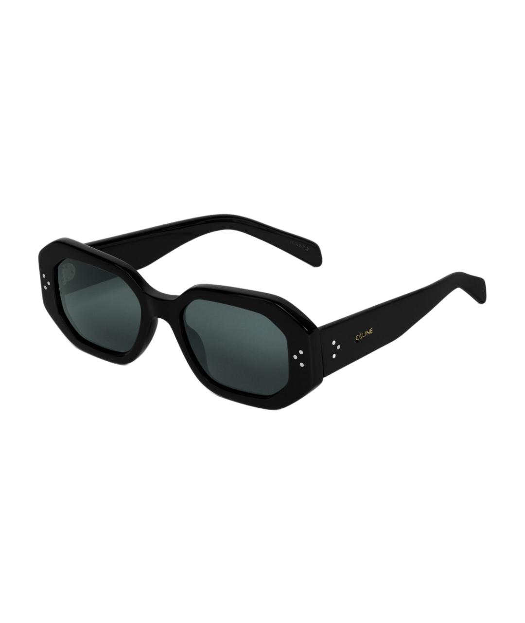 CELINE Черные пластиковые солнцезащитные очки, фото 1