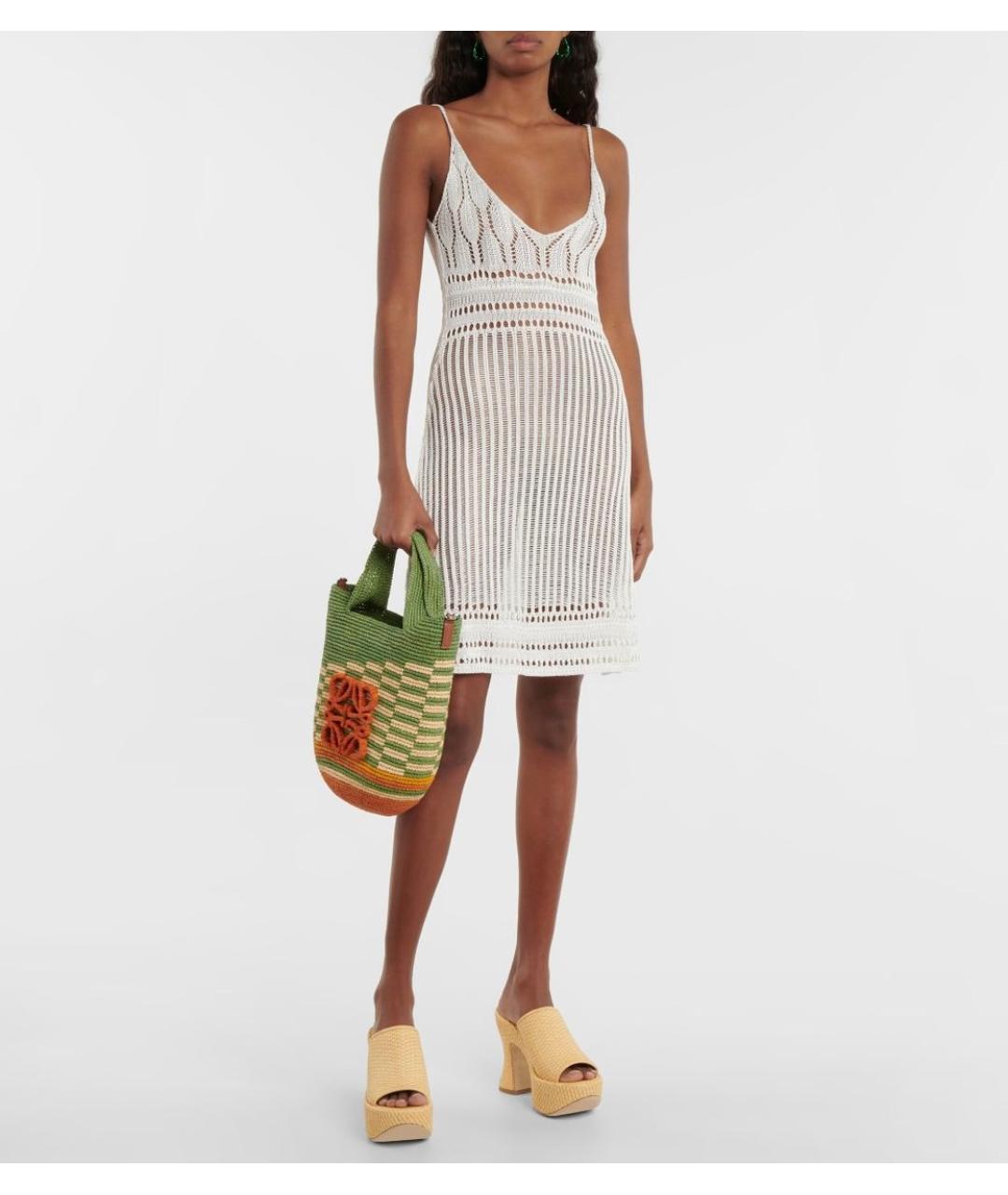 LOEWE Белое коктейльное платье, фото 4
