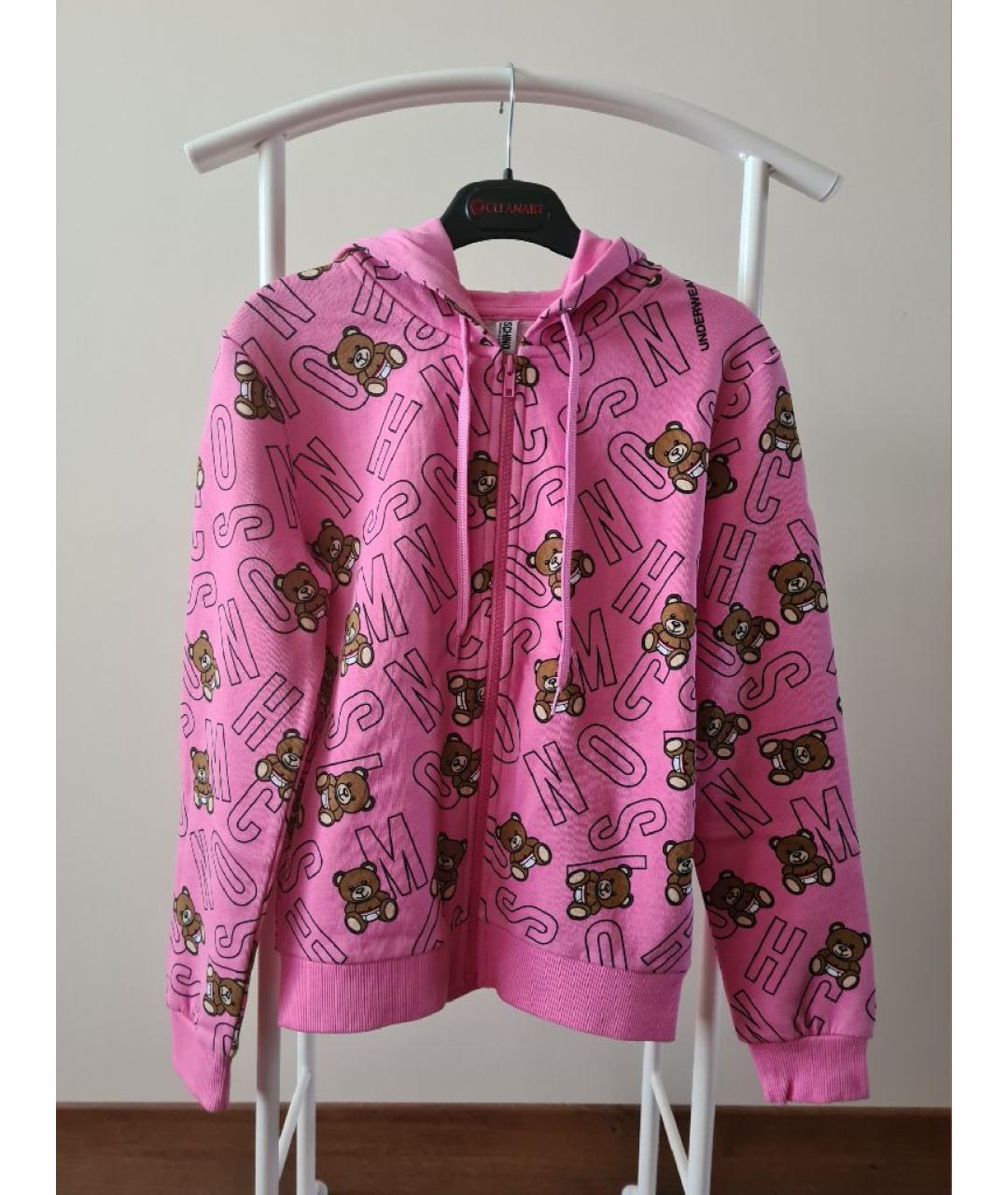 MOSCHINO Розовый хлопковый спортивные костюмы, фото 3
