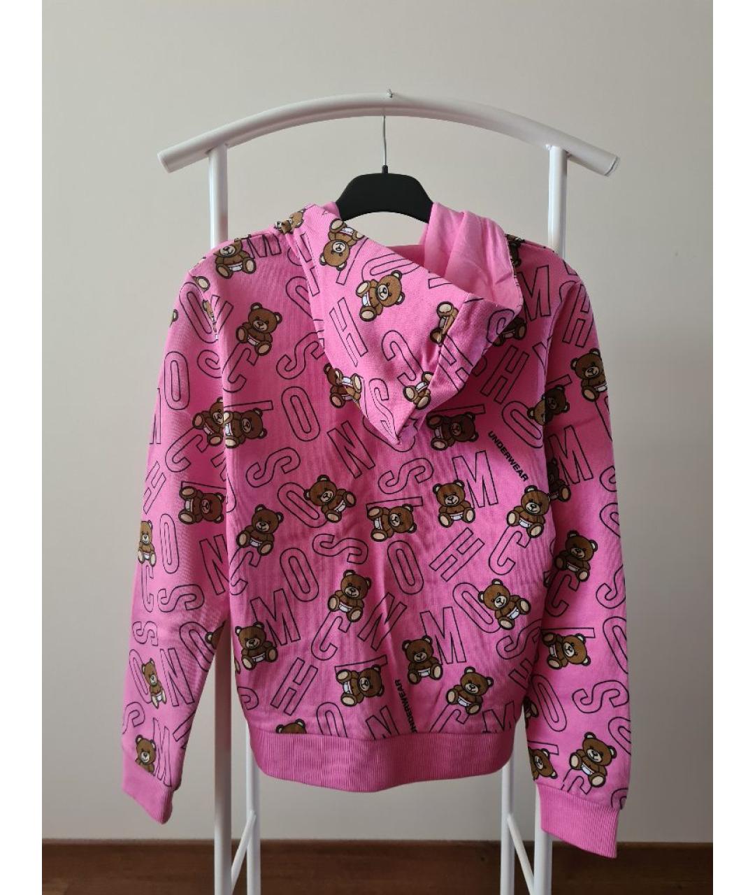 MOSCHINO Розовый хлопковый спортивные костюмы, фото 4
