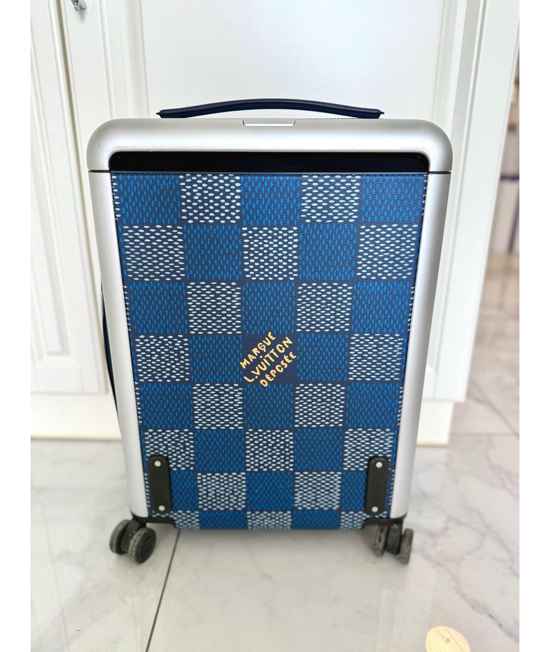 LOUIS VUITTON Синий чемодан, фото 2