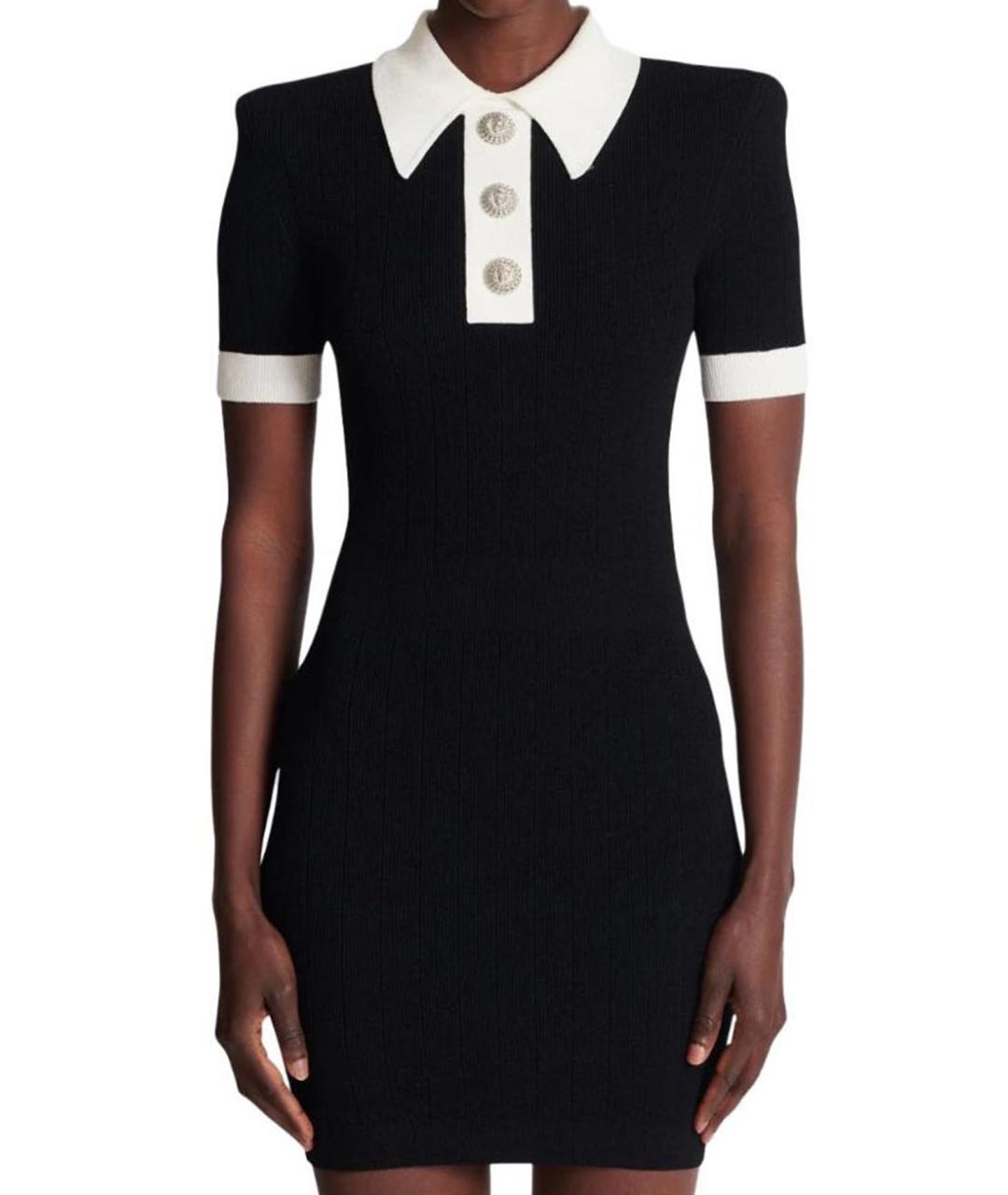 BALMAIN Черное вечернее платье, фото 6