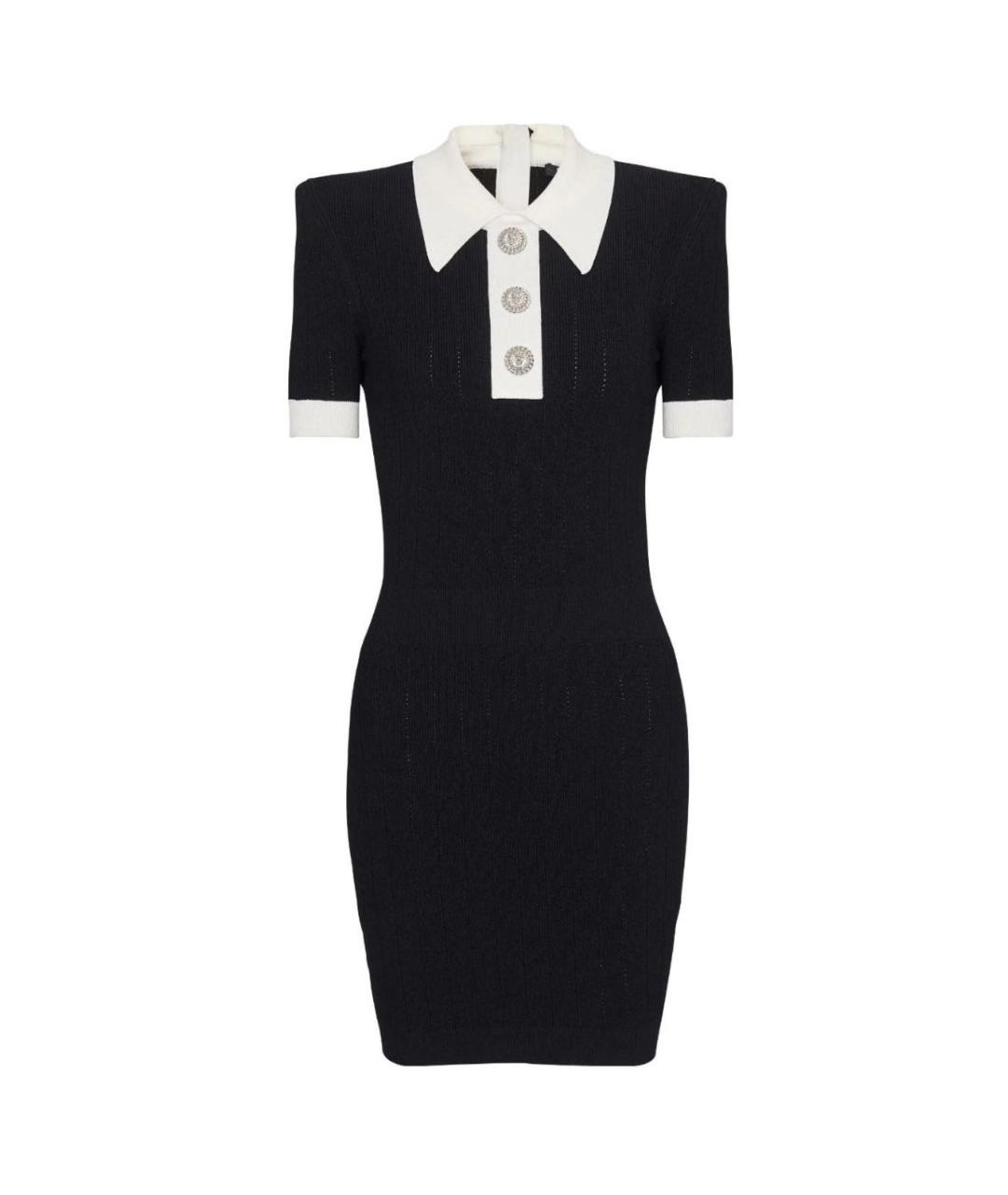 BALMAIN Черное вечернее платье, фото 4