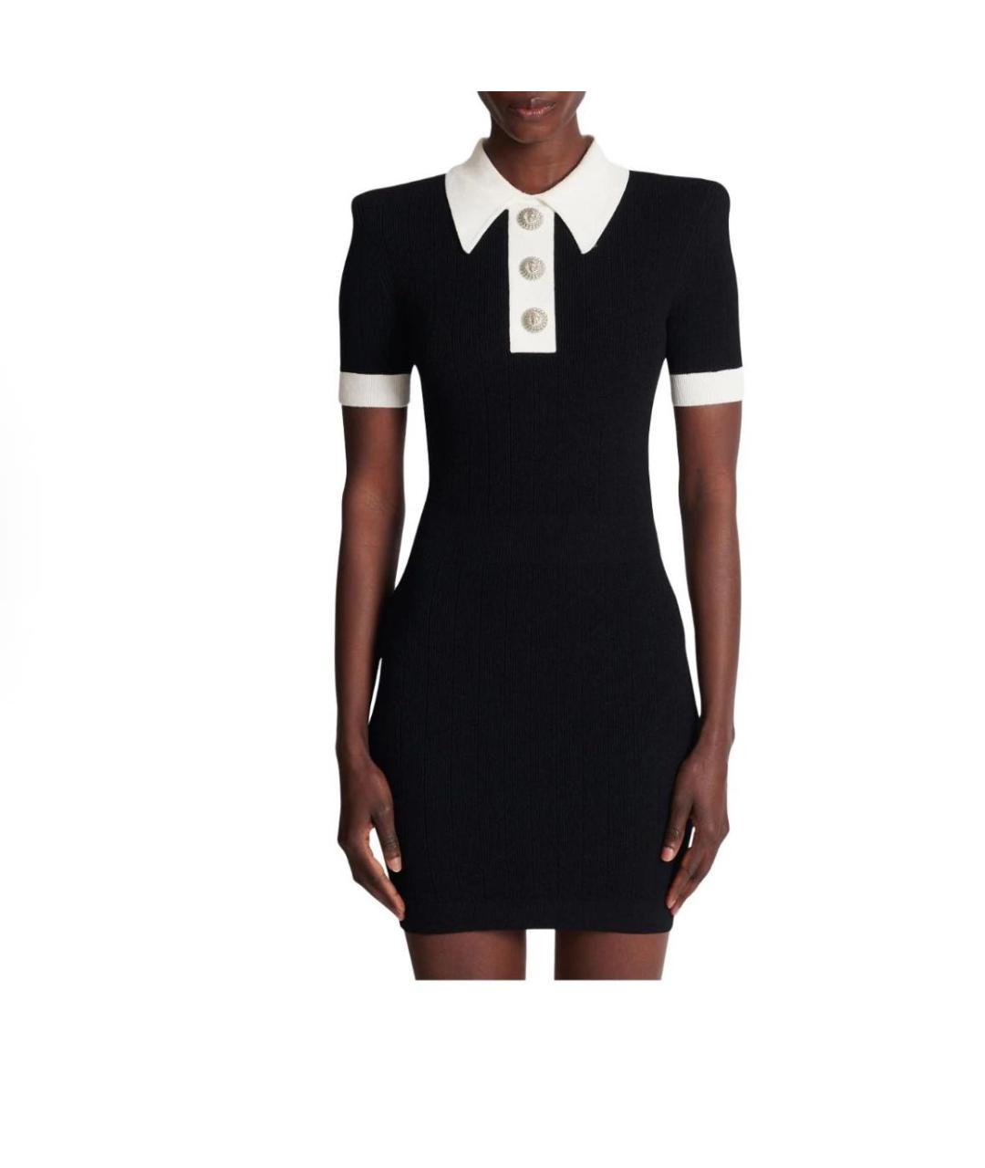 BALMAIN Черное вечернее платье, фото 2