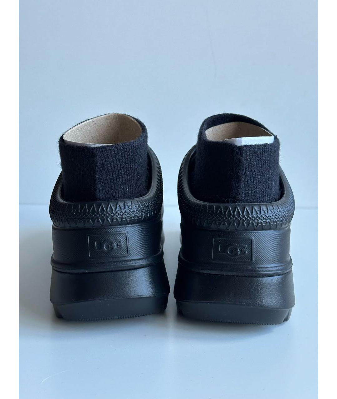 UGG AUSTRALIA Черные резиновые ботинки, фото 4