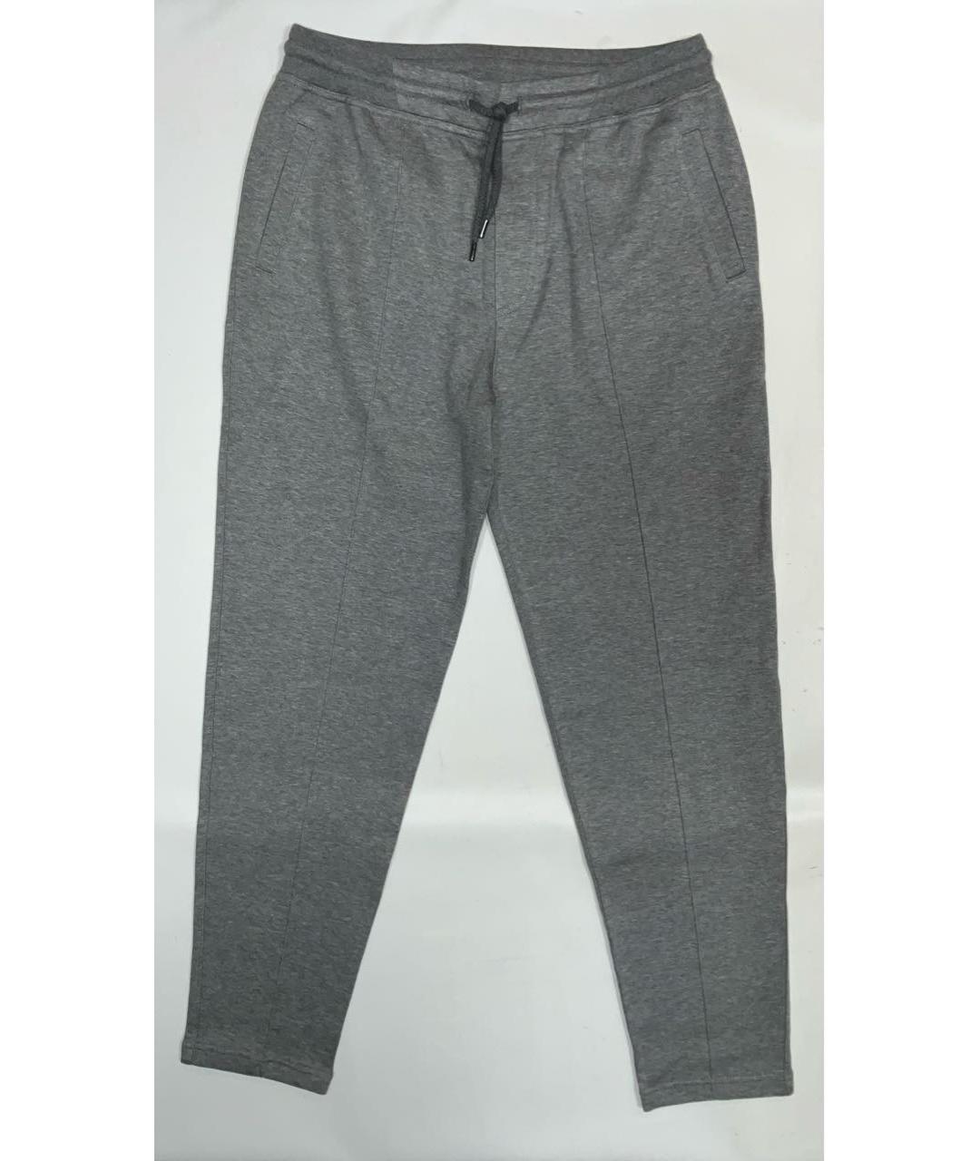 BRUNELLO CUCINELLI Серый хлопковый спортивный костюм, фото 4