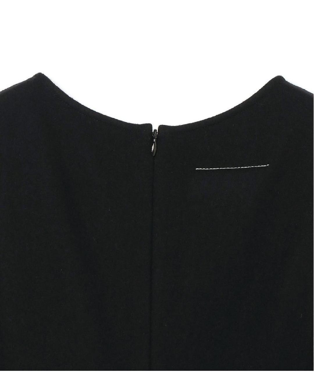 MM6 MAISON MARGIELA Черный шерстяной комбинезон, фото 2