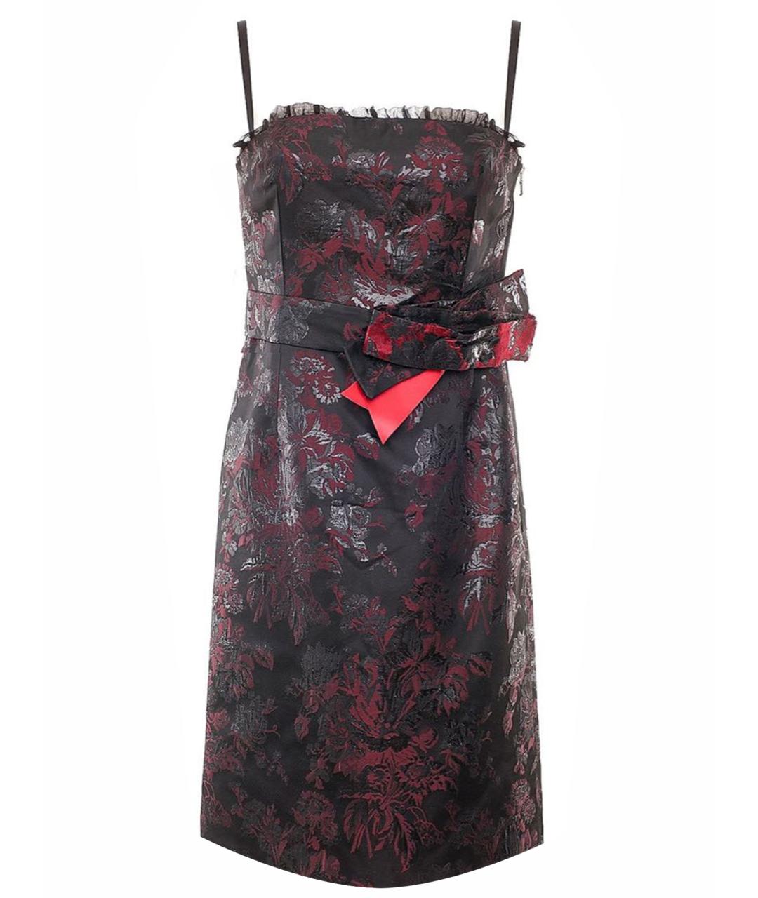 DOLCE&GABBANA Черное ацетатное вечернее платье, фото 1