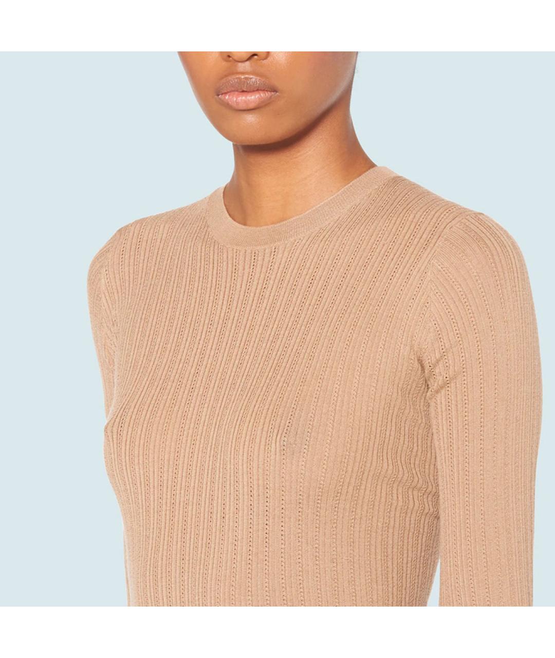 MIU MIU Бежевый джемпер / свитер, фото 5