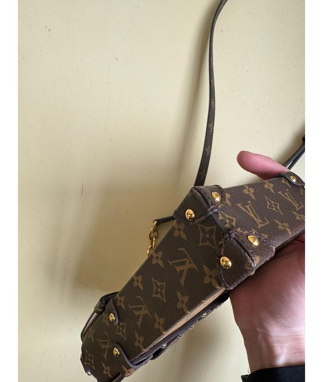 LOUIS VUITTON Коричневая сумка через плечо, фото 3