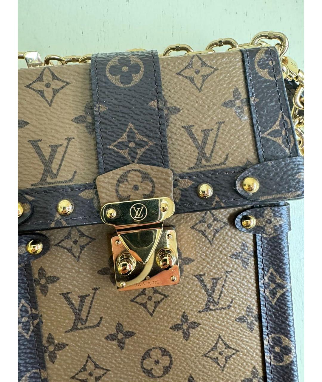LOUIS VUITTON Коричневая сумка через плечо, фото 6