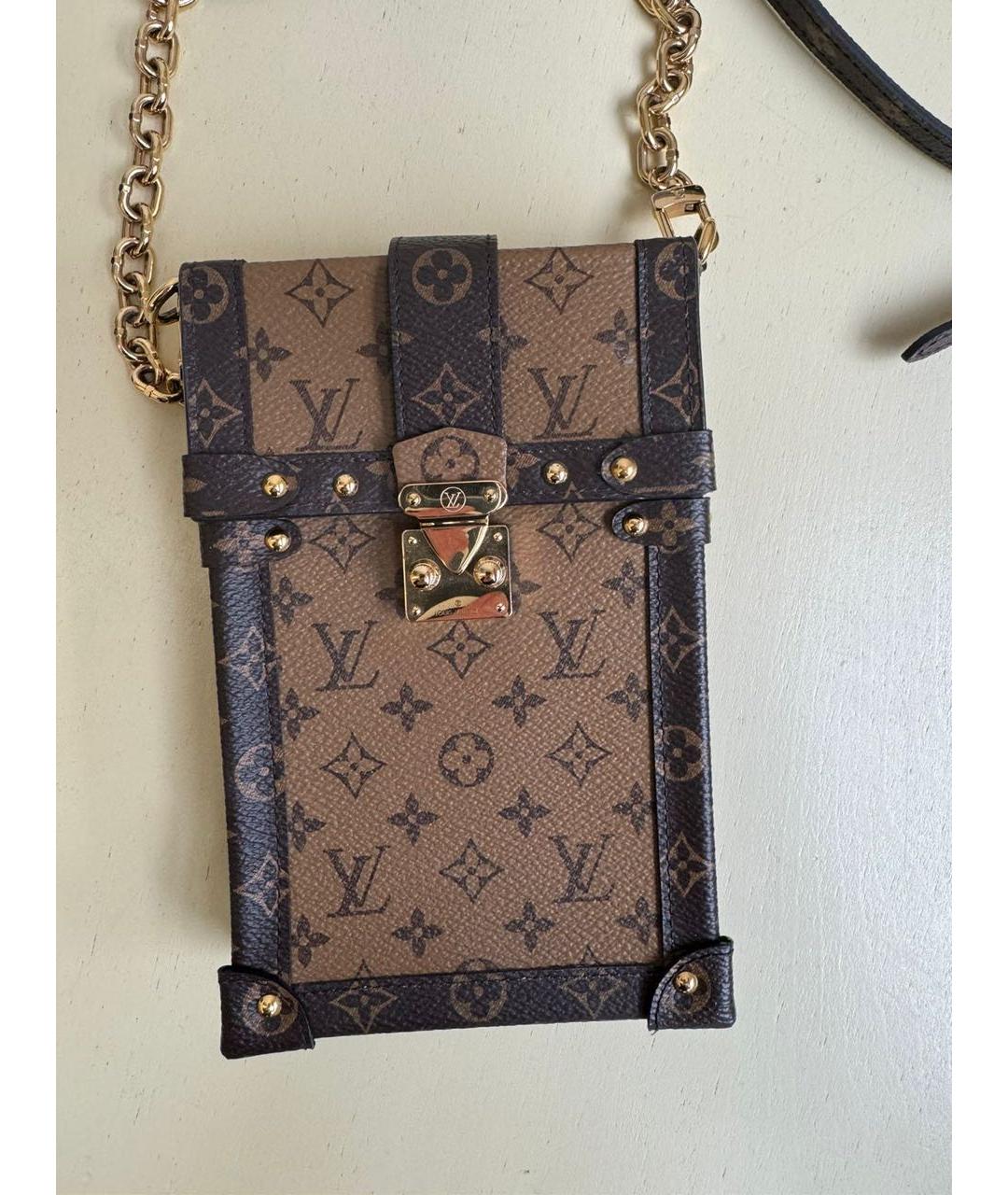 LOUIS VUITTON Коричневая сумка через плечо, фото 8